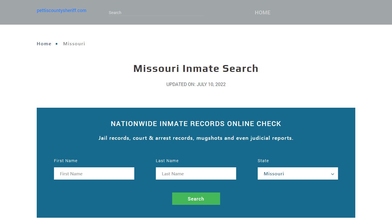 Missouri Inmate Search – Missouri Department of Corrections Offender Lookup